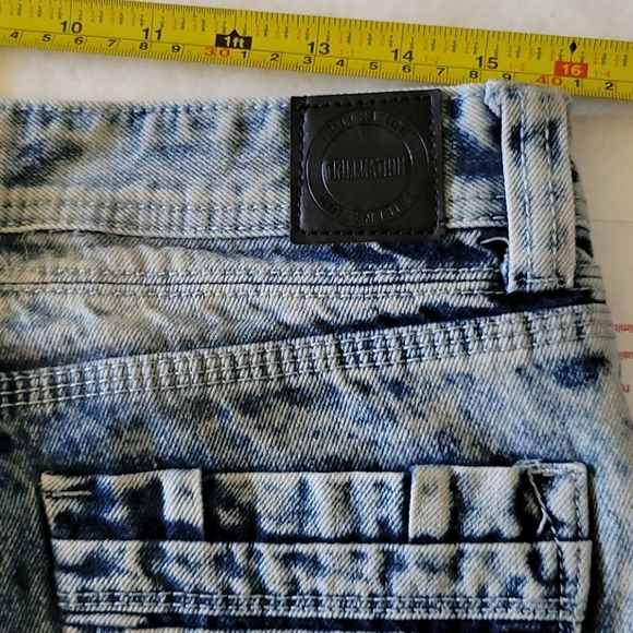 TRILL NATION Distressed shredded Shorts 32 - Picture 6 of 10